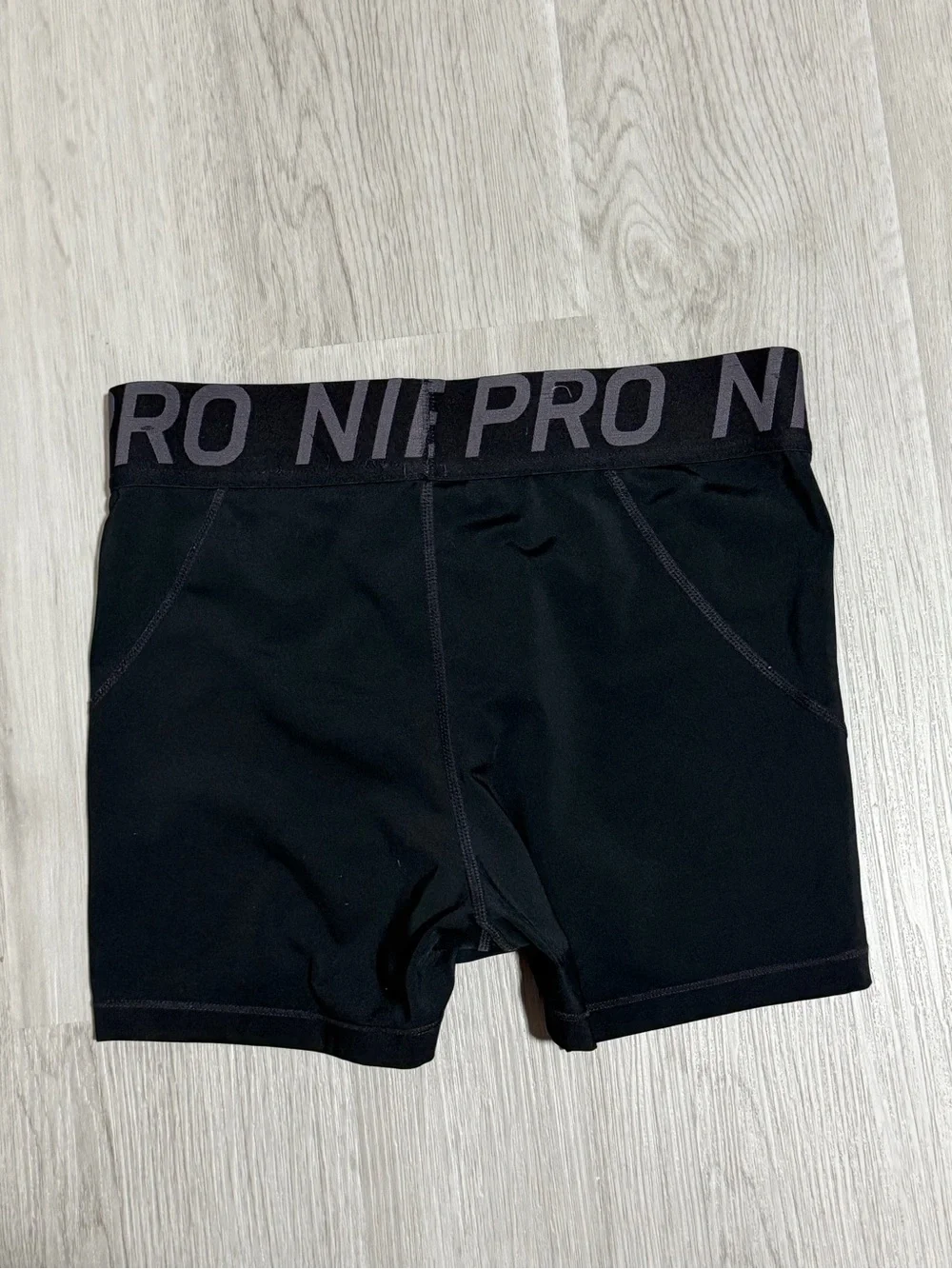 Nike Black Pro Women's Bike Shorts with Branded Waistband